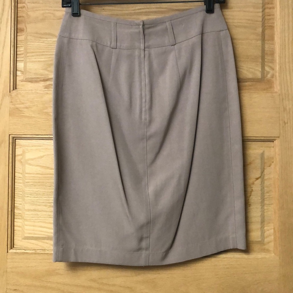 Byblos Tan Knee Length Skirt